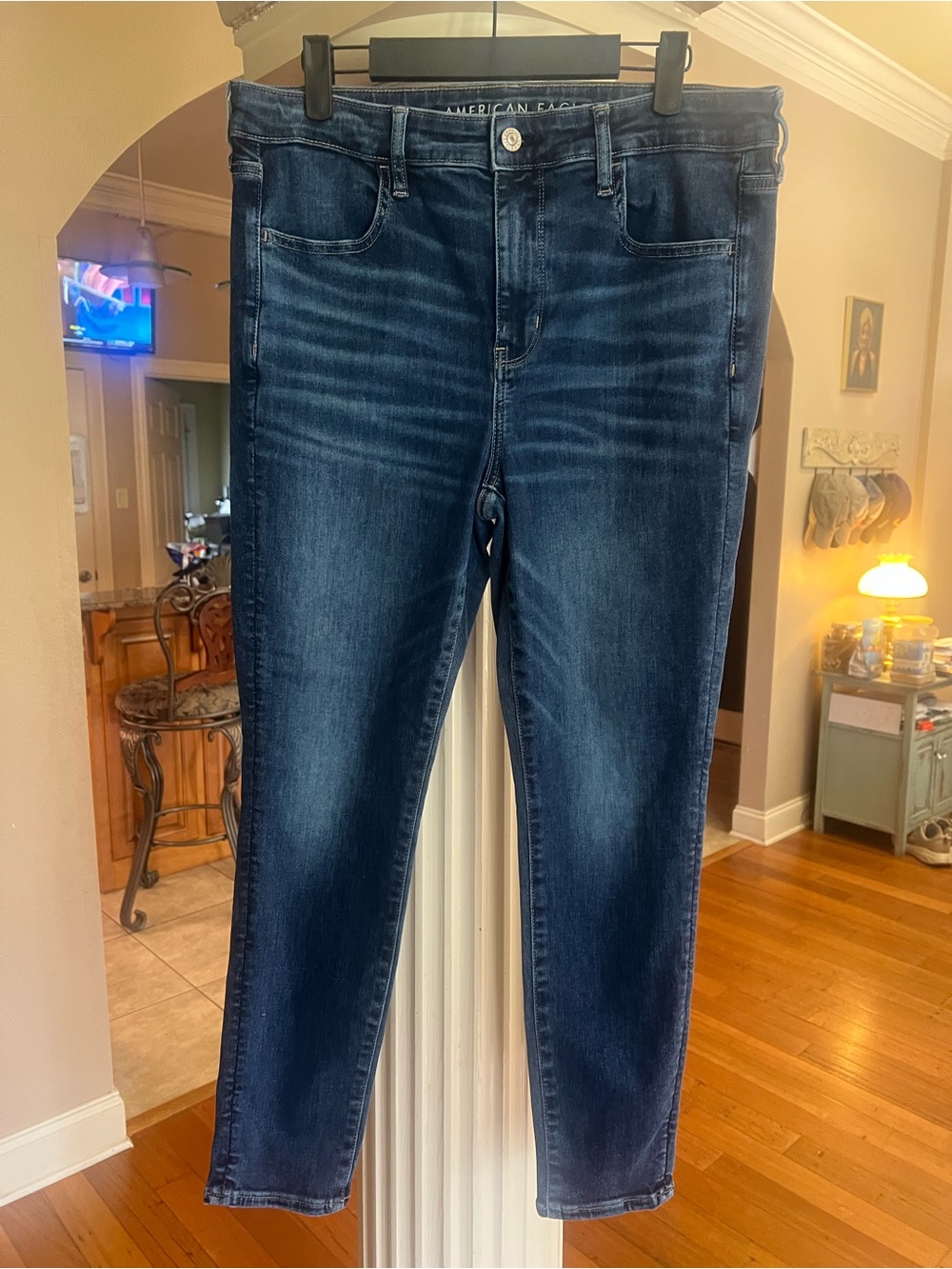 American Eagle Outfitters Women’s Dark Indigo Skinny Jeans